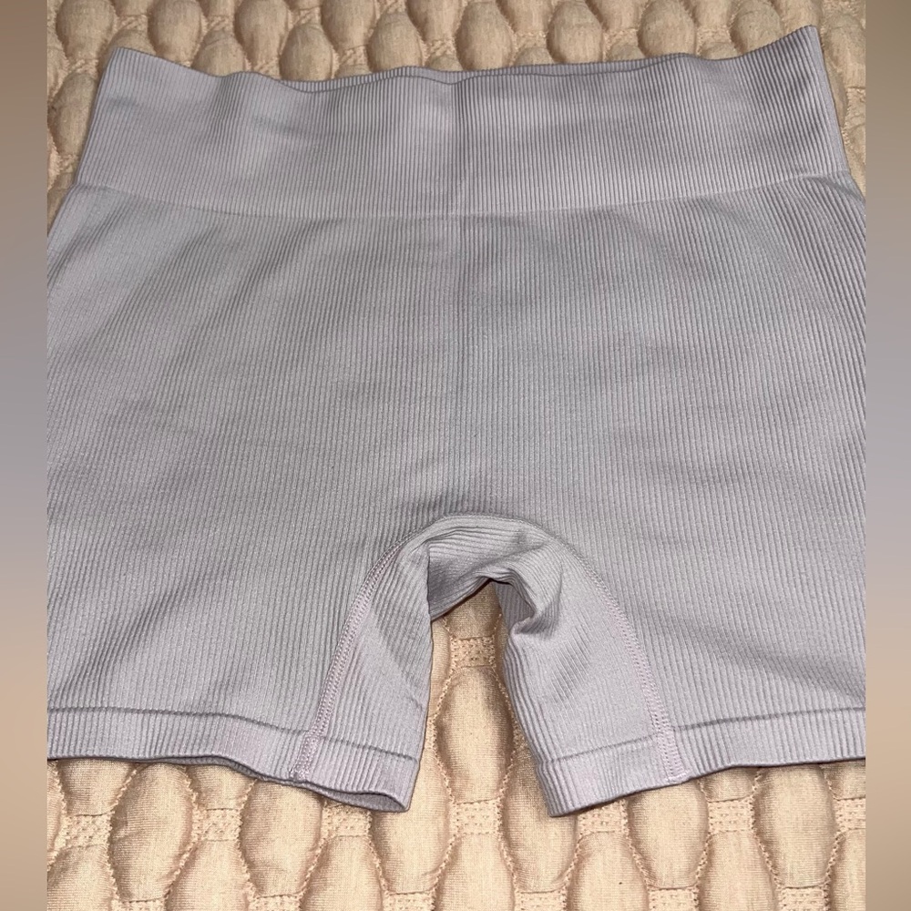 wild fable light purple/lilac ribbed shorts